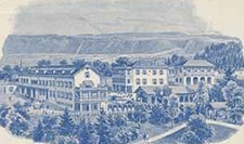 Das Hôtel des Bains nahe der HENNIEZ Quelle