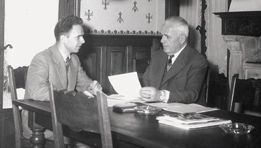 Henri Pahud mit seinem Neffen Edgar Rouge