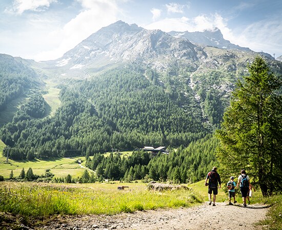 Vacances familiales avec randonnée en montagne