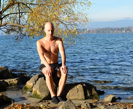 Der Winterschwimmer Anthony Crausaz