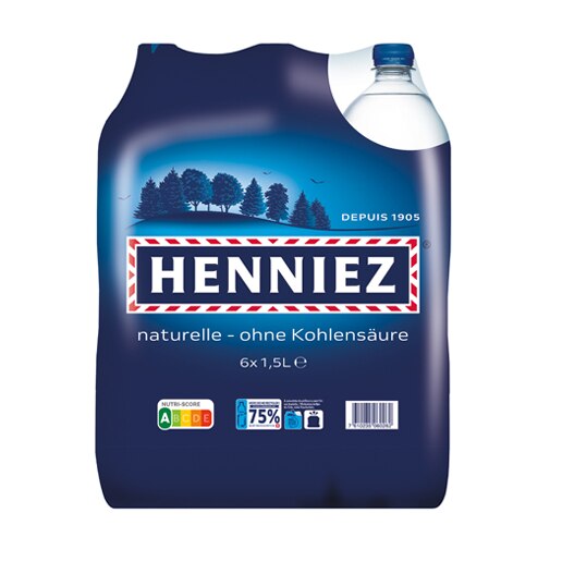 Pack de HENNIEZ naturelle 6x150cl