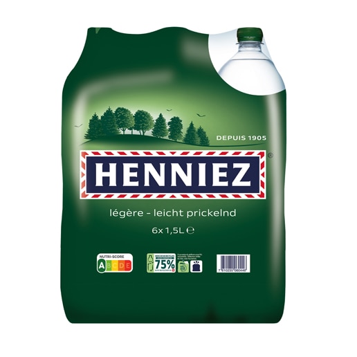 Pack de HENNIEZ légère 6x150cl