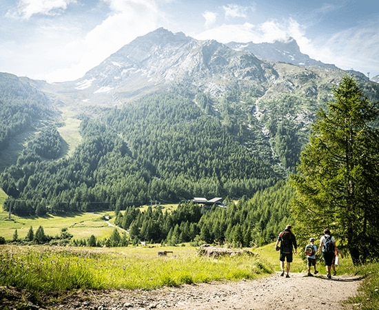 Vacances familiales avec randonnée en montagne