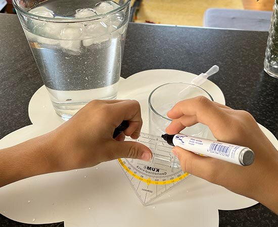 Expérience facile avec de l’eau 