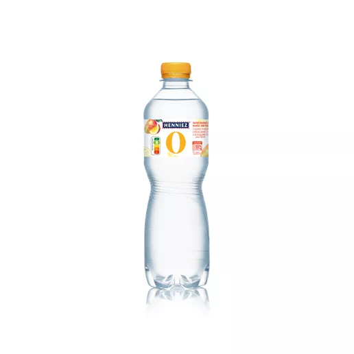 Bouteille d'eau HENNIEZ 0 mangue-yuzu 50cl