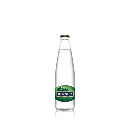 Bouteille d'eau HENNIEZ légère 33cl en verre
