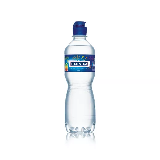 Bouteille d'eau HENNIEZ Sportscap en PET 50 cl
