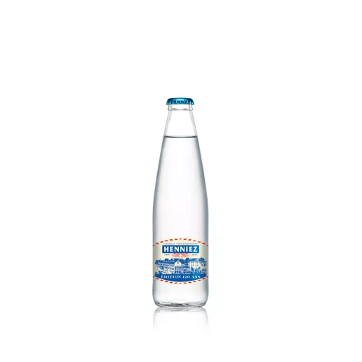 Bouteille d'eau HENNIEZ naturelle 33cl en verre
