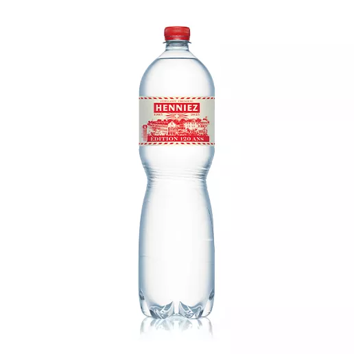 Bouteille d'eau HENNIEZ pétillante en PET 150cl