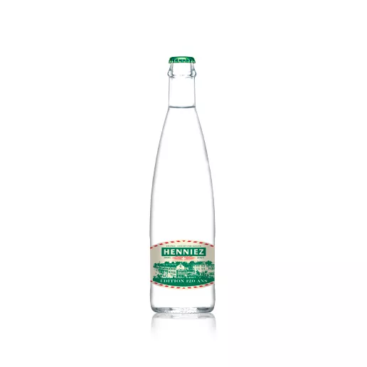 Bouteille d'eau HENNIEZ légère 50cl en verre
