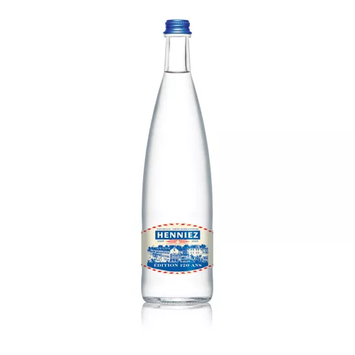 Bouteille d'eau HENNIEZ naturelle 75cl en verre