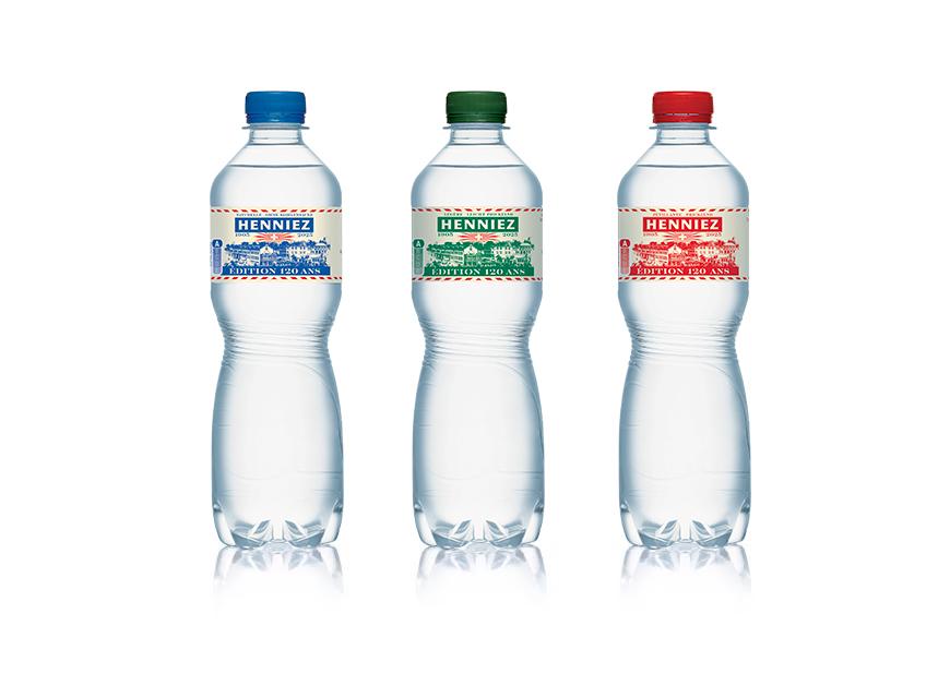 Bouteilles d'eau minérale HENNIEZ PET 50cl