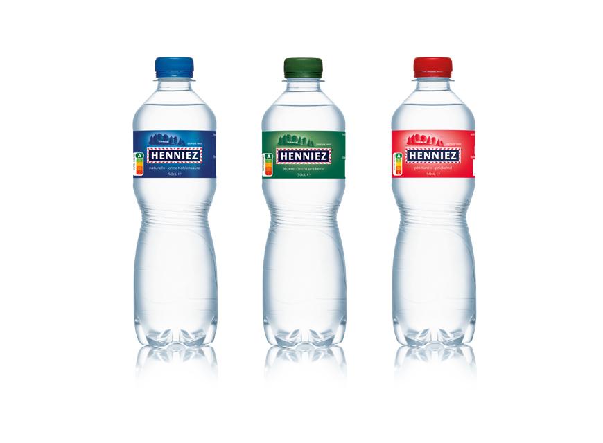 Mineralwasserflaschen HENNIEZ PET 50cl